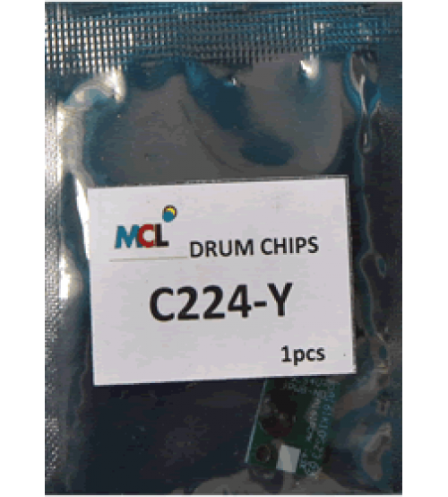 Bizhub C224 C284 C364 DR-512Y Drum Chip - Yellow